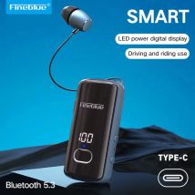 Fineblue F580 Wireless Earphone Bluetooth 5.3 Retractable Portable Headset Calls Remind Vibration Sport Run Headphone F920 F520