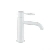 GME Sirio Grifo monomando para lavabo fabricado en latón con un acabado en color blanco 3170BL