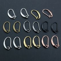 13 x 19 mm, 20 Stück, klassisch, 7 Farben vergoldet, DIY-Ohrring-Ergebnisse, Ohrringe, Verschlüsse, Haken, Beschläge, Schmuckherstellung, Zubehör