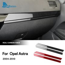 Echter weicher Carbonfaser-Aufkleber für Vauxhall Opel Astra H MK5 2004 2005 2006 2007 2008 2009 2010 Auto Beifahrerseite Zierleiste