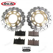 Arashi CNC pastiglie freno a disco freno anteriore Full Floating rotori disco per SUZUKI GSF BANDIT 1250 2007 2008 2009 2010 2011 GSF1250