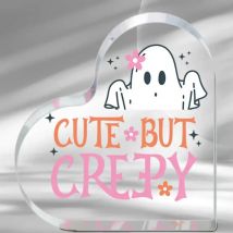 1pc entzückende Geist Acryl Plakette Sammler figur vielseitige Raum dekor festliche Blume Geist künstlerisches Handwerk Geschenk für alle Occ