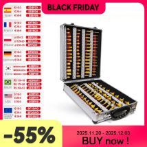 ALLSOME-Fresa de carburo para carpintería, cortador de carburo de tungsteno con mango de 1/4 pulgadas, apto para carpintería, 100 unidades/set, HT1192