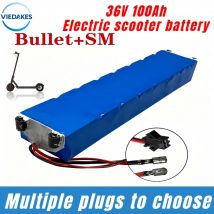 batteria monopattino elettrico 36v 100Ah with multiple plugs xt30-jst, xt60-dc, xt60-sm to choose