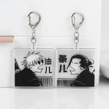 Anime Satoru Gojo Geto Suguru Key Chain Cute Bag Backpack Pendant Acrylic Couple Keychains Accessories ﻿