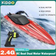RC Boot Doppel motor wasserdicht 2,4g Funks teuerung Schnellboot Rennen 4ch fahren RC Schiff Boot Outdoor Spielzeug Wasser für Jungen Geschenke
