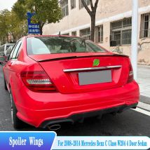 Für Mercedes Benz C Klasse W204 Heckklappen lippen spoiler M4 Stil C180 C200 C300 Limousine 2014-2018 Abs Kunststoff Body Kit Zubehör