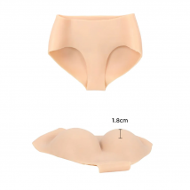 Moda sexy in silicone naturale da donna glutei alti bodybuilding pantaloncini modellanti per il corpo Trangle Pant senza cuciture impermeabile 1,8 cm più spesso