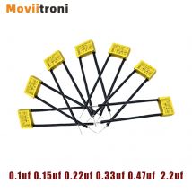 10 Stück Mkp-x2 Sicherheitskapazität Bandleitung Gehäuse Flexibler Draht Sicherheitskondensator 104-275 V 0,1 uf 0,15 uf 0,22 uf 0,33 uf 0,47 uf