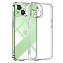Custodia morbida in silicone TPU trasparente antiurto per iPhone 16 15 14 13 12 11 Pro Max Plus Mini Cover posteriore completa trasparente Shell Paraurti Fundas