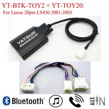 Yatour BTK Hi fi Bluetooth music player phone call adapter special for factory Lexus LS430 2001-2004 SC430 all years range