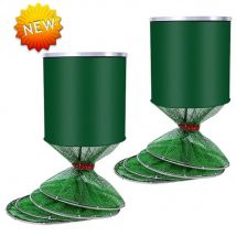 Ghotda 1,7-3m Angel korb Dip Net Trap Falt teleskop netz Outdoor Karpfen Angel werkzeug halten über 50kg Korb zum Angeln