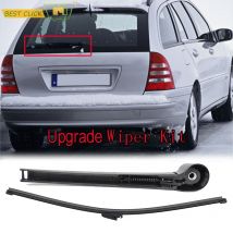 Misima Windschutzscheiben-Scheibenwischerblatt-Arm-Set für Mercedes-Benz C-Klasse W203 Wagon Estate 2000–2007, Heckscheibenwischer