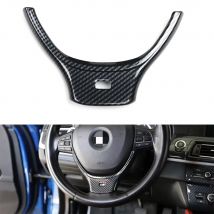 Abs Kunststoff Auto Lenkrad Dekoration Abdeckung Verkleidung Aufkleber für BMW M5 Innen zubehör