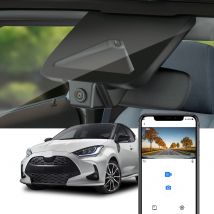 FITCAMX 4K Dashcam für 2024-2026 Toyota Yaris/Yaris Cross, für GR Yaris (Gen 2) Facelift 2024 2025, Eingebautes WLAN APP G-Sensor