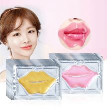 5/10/20/30 stücke Rosa Gold Kristall Kollagen Lippen Maske Plump Lippen Feuchtigkeitsspendende Pflegende Lip Patches Lippen prallere Hautpflege Produkte