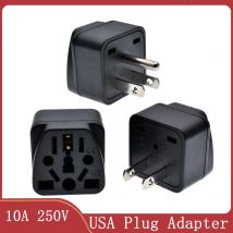 Multi-typ Conversion Sockel Zu UNS 2 Flache Parallel Pins Power Converter 10A, japan Philippinen Thailand Reise Adapter Home Plug