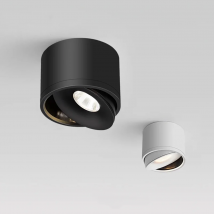 Faretto da incasso a LED dimmerabile a montaggio superficiale AC110V/220V Faretto COB girevole da soffitto 9W 12W 15W 24W Decorazione domestica per interni