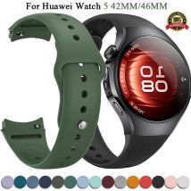 Nuovo cinturino per orologio in silicone senza spazi vuoti per Huawei Watch 5 46MM braccialetto sportivo Bnad per Huawei Watch 5 cinturini da polso da 42MM
