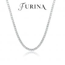 Furina 18K Plated Luxury Necklace 5A Zircon Inlaid High-end Jewelry 2025 Girlfriend Mother Christmas Valentine Day Perfect Gift