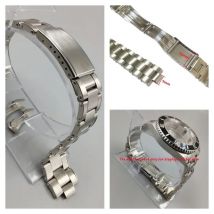 19 mm 20 mm 316L Edelstahl Luxus Niete gebogene Endschrauben Oyster Uhrenarmband passend für RLX 5508 5512 5513 94110