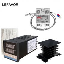 REX-C100 Cyfrowy regulator temperatury PID Termostat Wyjście SSR Max.40A Przekaźnik SSR K Sonda termopary Wysoka jakość