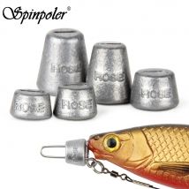 Spinpoler Multi-Tiefen-Schraubensystem, Sinker, Gewicht 5 g, 7 g, 10 g, 15 g, 20 g, Jigkopf für weiche Köder, Boot, Meer, Salzwasser, Angelzubehör