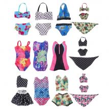 6 teile/los Mode Puppe Kleidung Badeanzüge Strand Schwimmen Tragen 11,5 in/30 cm Puppe Zubehör Bikini Anzüge Spielzeug spiel Spaß 1/6 Puppe Outfits