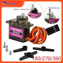 MG90S Micro Servo Motore 180/270/360 Gradi Metallo/Plastica Gear 9g SG90 Migliorato per Arduino RC Auto Elicottero Aereo 450 Drone