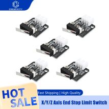 3D-Drucker-Zubehör X/Y/Z Achse End Stop Endschalter 3Pin N/O N/C Einfach zu bedienender Mikroschalter für CR10-Serie Accesorios Ender-3