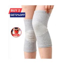 COYOCO Knee Support Protector 1 Pcs Leg Arthritis Injury Gym Sleeve Elasticated Bandage knee Pad Charcoal Knitted Kneepads Warm