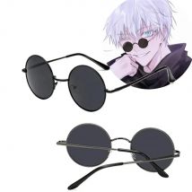 Anime gojo satoru brille Jujutsu Kaisen Gojo Satoru Cosplay Schwarze Brille Brillen Sonnenbrille Hohe Qualität Party Männer Frauen Requisiten