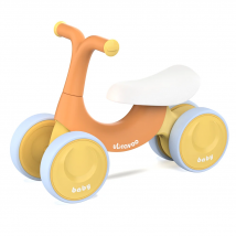 Ubravoo Baby Balance Fahrrad Spielzeug, Baby Walker, Kleinkind Laufrad 10-36 Monate Fahrt auf Spielzeug Geburtstags geschenk mit 4 Rädern, kein Pedal