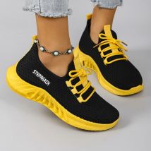 Atmungsaktive Mesh-Flachschuhe für Damen im Sommer, Damenschuhe, lässige Sneakers-Schuhe, kostenloser Versand im Ausverkauf
