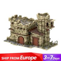 2639PCS MOC Casa in stile arabo Modello architettonico Medievale Street View Building Blocks Desktop Decor Assemblaggio Giocattoli Regalo per il capretto