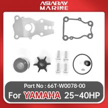 Reparatur satz für Wasserpumpen laufrad für Yamaha Außenborder f30 f40 25 PS 30 PS 40 PS Schiff Marine Boot Motor Teil 66t-w0078-00 6h4-44352-02