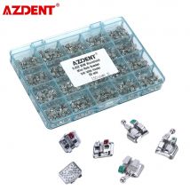 AZDENT 1000 Stück = 50 Sets Zahnkieferorthopädische Klammern Metallklammer MIM Monoblock Mini Roth