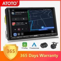 ATOTO 7 pollici Doppio 2 Din Android Car Stereo 4G LTE WIFI GPS Bluetooth Wireless Android Auto CarPlay Schermo Autoradio 2Din S8