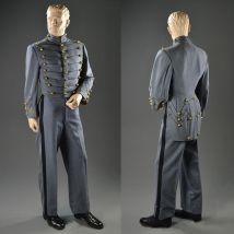 Film jenseits der Herrlichkeit Rocky Gilman Cosplay Kostüm Film Kostüm zweiteilige West Point Uniform Herren Schwanz Mantel Bühne Outfits Halloween