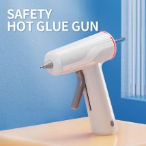 Mini Cordless Hot Melt Glue Gun High Temperature Electric Repair Tool DIY Power Tools Plug-in Household 10W 80W 7mm 11mm