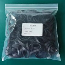 Diameter 25mm Small Mini Black Industrial Rubber Band Elastic Rubbers For Packing Packaging 50/100/200 You Pick