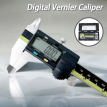 Digital Vernier Caliper 0-150mm 6in LCD ABS absolute Electronic Measuring Stainless Steel Caliper