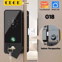 CDOK G18Tuya Blocco password Bluetooth, APP/impronta digitale/password/scheda magnetica/sblocco chiave