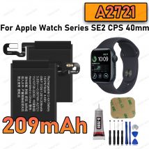 100% New Zero Cycle Original A2721 Battery For Apple Watch Series SE2 CPS 40MM Smart Watch Bateria+Free Tools
