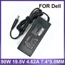 Adattatore CA 19,5 V 4,62 A 90 W 7,4 * 5,0 mm Caricatore CA per laptop per Dell E4300 E5410 E6320 E6400 E6430 3521 Adattatore di alimentazione
