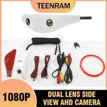 Kamera samochodowa TEENRAM z dwoma obiektywami do widoku bocznego, uniwersalna kamera boczna do sedanów, kamera samochodowa AHD, tylko do monitorów 1080P