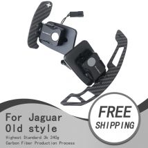 Carbon fiber magnetic shift paddles suitable for Jaguar XFL XEL XF Sportbrake F-PACE E-PACE F-TYPE Land Rover Range Rover Sport