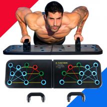 Tragbares klappbares Push-up-Board mit Griffen Multifunktion ale Heim übung Fitness Brust Bauch Bauch Workout Liegestütze steht