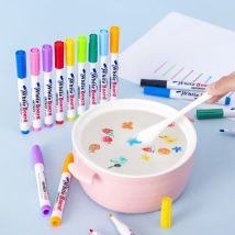 Penna galleggiante ad acqua Penne a inchiostro magico con cucchiaio Colore galleggiante Pittura ad acqua Gesso galleggiante Art Graffiti Set da disegno per bambini