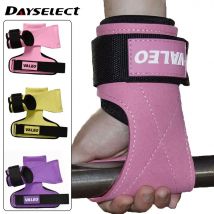 1 paio di cinturini regolabili per sollevamento pesi cinturino da polso Fitness Powerlifting guanti Pull-up Palm Guard manubri sport uomo donna